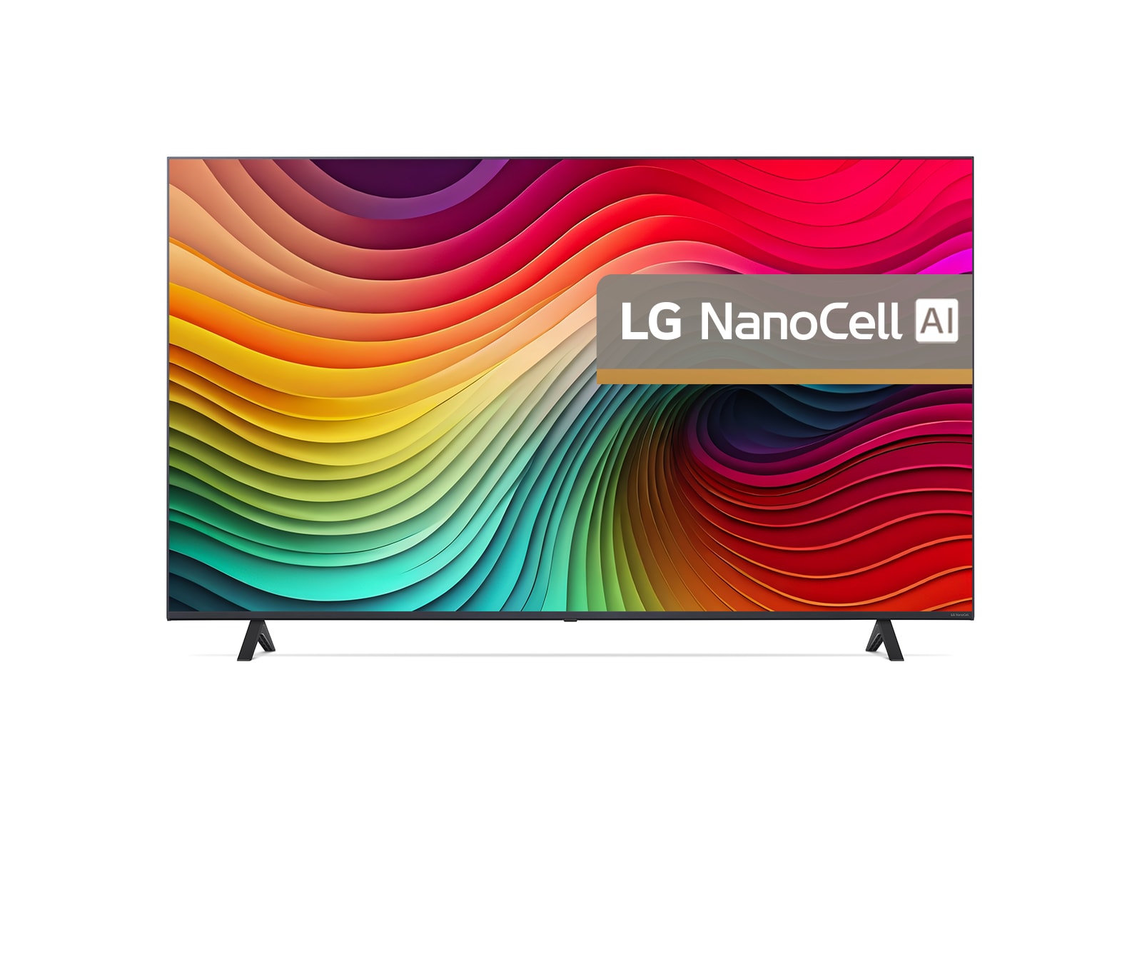 LG AI NANO81 de 65'', 4K Smart TV, 2024, Vedere din față, 65NANO81T3A